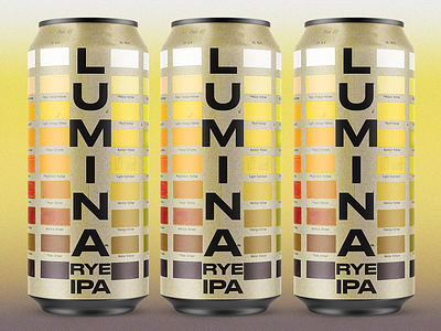 Lumina Rye IPA Label Design beer beer art beer design branding brewery can can design colorful colors craft beer design graphic design illustration label label design logo package packaging photoshop vector