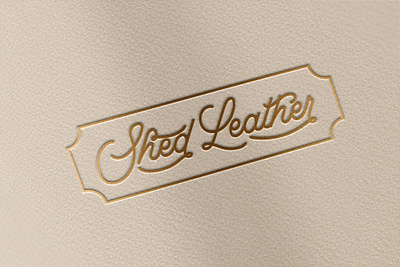 Shed Leather brand refresh branding graphic design logo