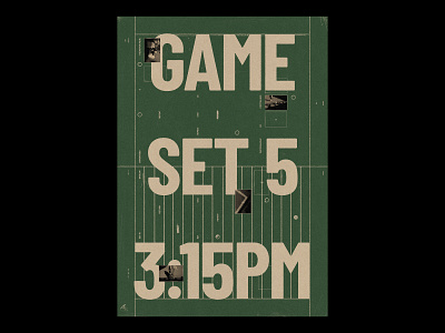 RETURN REPEAT /503 clean design modern poster print simple type typography