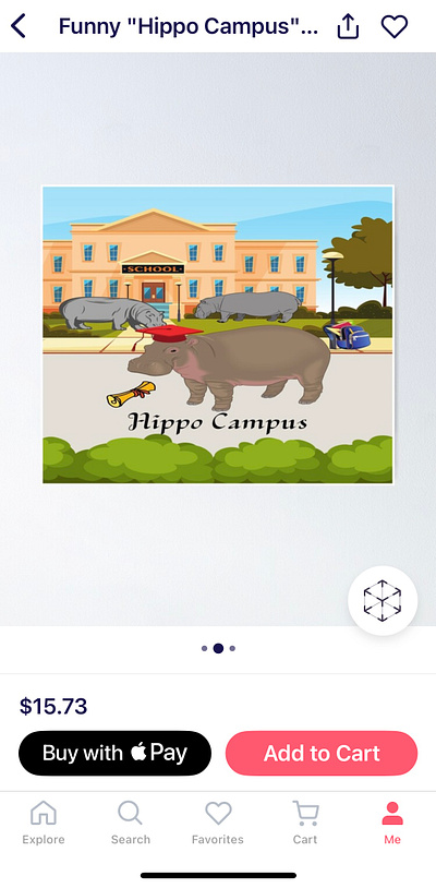 Hippo Campus Poster graphic artistry graphic design humor illustration print on demand puns
