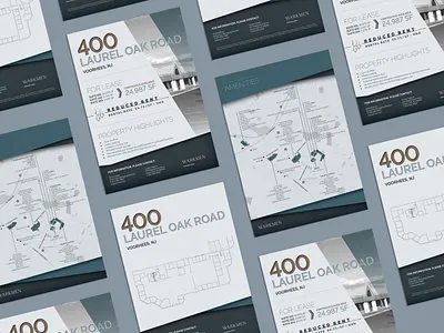 Commercial Real Estate Flyer branding brochure commercial real estate design flyer graphic design layout marketing print real estate