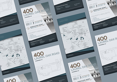 Commercial Real Estate Flyer branding brochure commercial real estate design flyer graphic design layout marketing print real estate