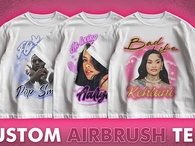 Digital Airbrush Tees- Create Yours Now! 90s aesthetic airbrush airbrush design airbrushed tee bootleg custom digital graffiti graphic design graphic tee graphic tshirt hiphop music rap tee rb retro rnb tshirt design vintage