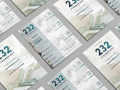 232 Strawbridge - Commercial Real Estate Flyer branding commercial real estate design flyer graphic design layout marketing print real estate