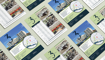 3 Executive Campus - Commercial Real Estate Flyer commercial real estate design flyer graphic design layout logo marketing print real estate