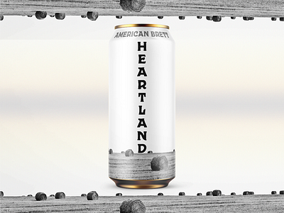 Heartland Brett Beer Label Design beer beer art beer design beer designer branding can craft beer design graphic design illustration label logo package packaging photoshop vector