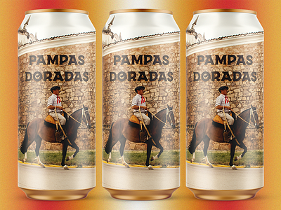Pampas Doradas Beer Label Design beer beer art beer design beer designer branding can color craft beer design graphic design illustration label logo modern package packaging photoshop type typography vector
