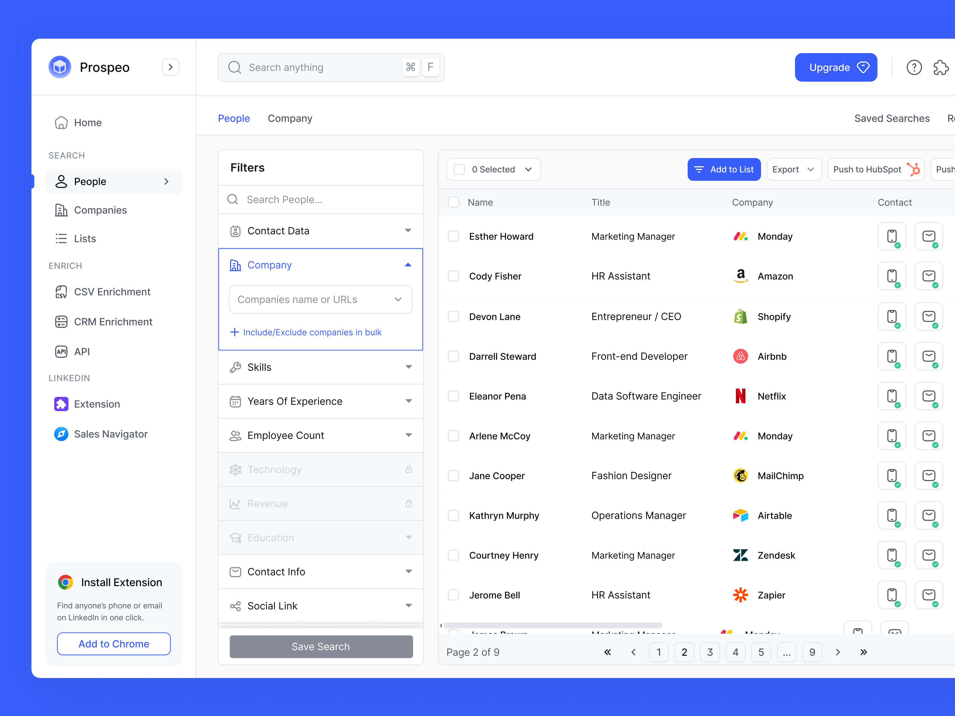 Prospeo- Cold Email SAAS Platform cold email cold email tool crm emailing tool marketing tool outreach tool product design saas saas dashbaord saas platform saas tool saas webapp sales tool