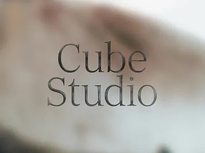 Cube Studio - Logo branding cube studio graphic design