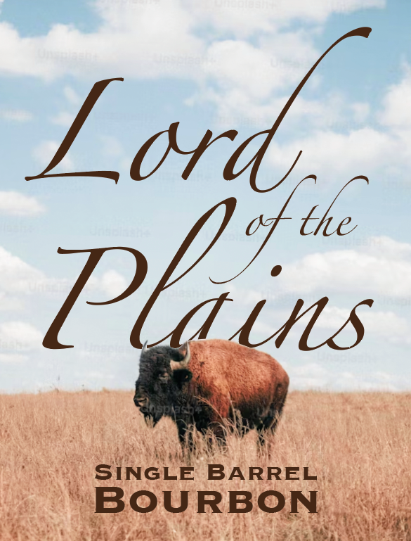 Lord of the Plains Whisky Label craft spirits