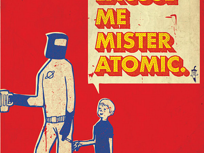 Mr Atomic | The Scribbler Project art book artwork branding cartoon color theory comic art comic book concept design graphic design graphic novel hand drawn handdrawn illustration logo sketch sketchbook vintage