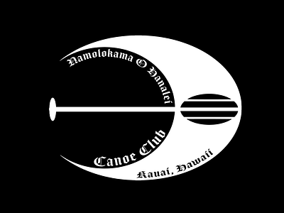 Canoe Club Logo gothic style