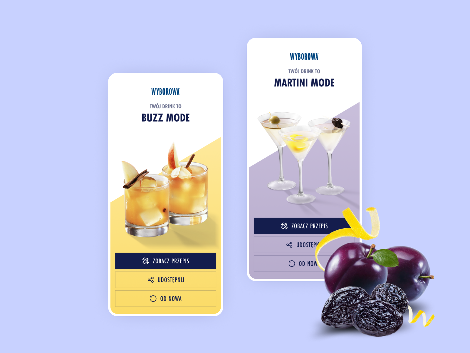 Wyborowa Vodka Mobile Drink Generator by Jacek Troszyński on Dribbble