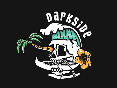 Darkside Canoe Club Logo gothic style