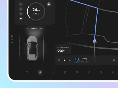 Car app car app car navigation ev app interaction design navigation product design ui uiuxdesign