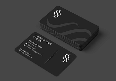 Modern Business Card business card business card design card graphic design logo minimalist business card modern business card name card v card