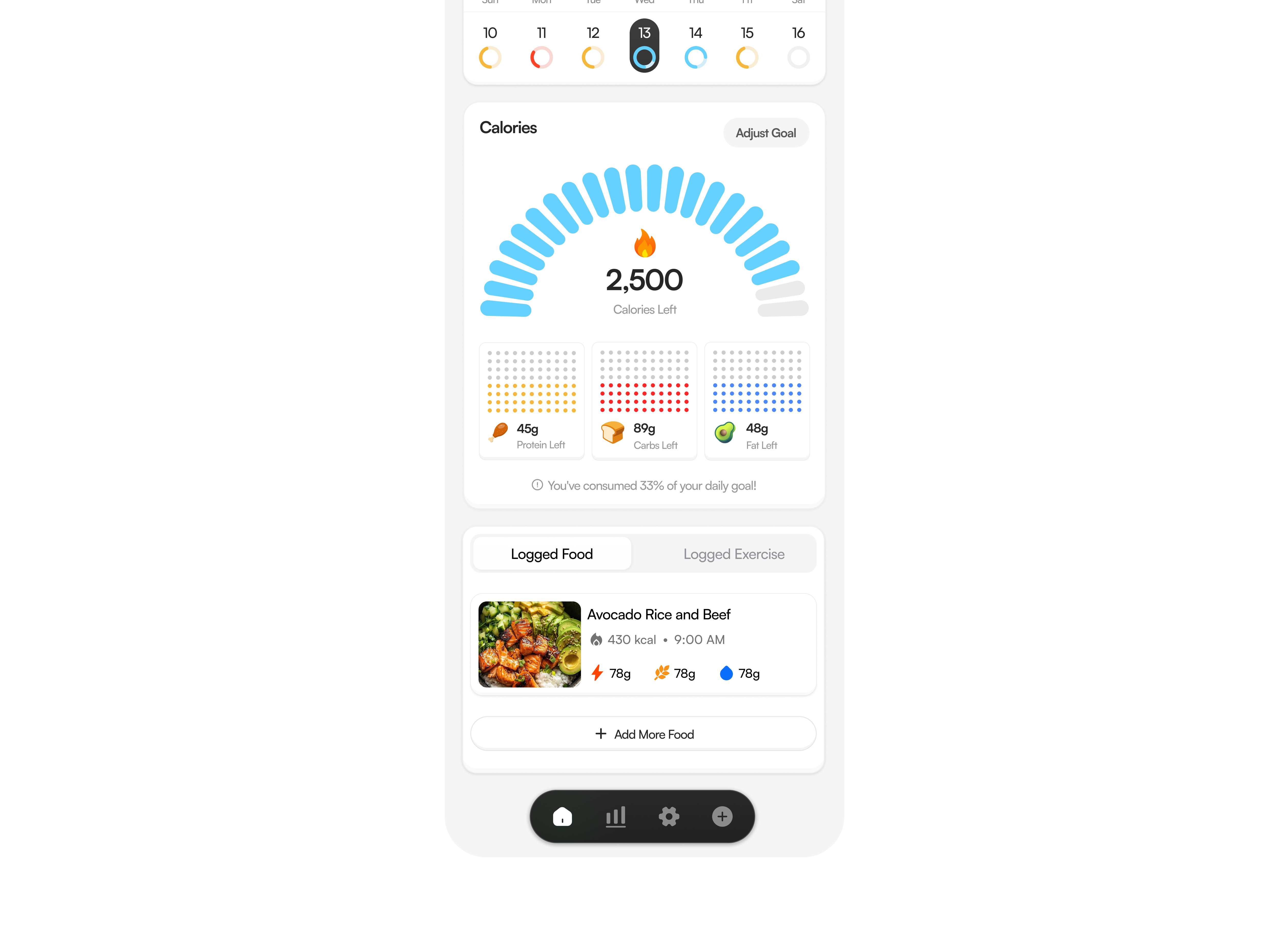 ✨Food Tracking - Logged Food