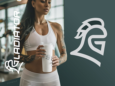 Gladiator Fitness Identity armor battle branding defense fitness gym identity identity design illustration knight letter g letterg logo logos monogram roman security soldier warrior