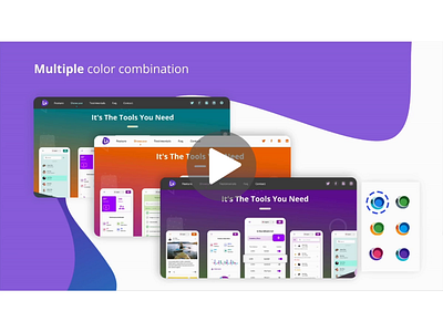 UIUX Color Combinations 3d agency animation app branding corporate design homepage illustration ios iphone landing page marketing mobile motion graphics palette saas single page ui ux