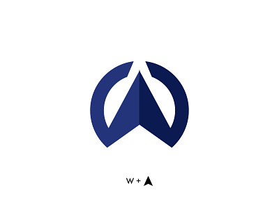 WayPoint logo design branding compass design direction logo logo design monogram reach scope stretch w wellness