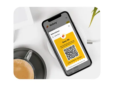 Referral Bonus - Scan UI app branding design illustration india logo mobile nihalgraphics qr code qr tech referral app scan ui mobile ui ux