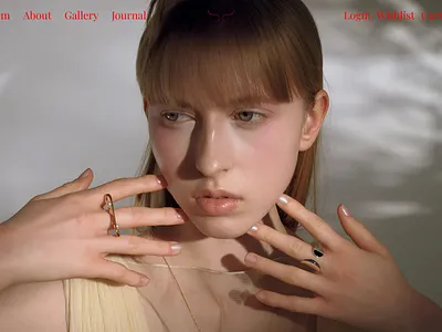 Jewelry Site Concept Design figma framer fururistic graphic design jewelry branding jewelry website luxury branding permium websites ui website y2k