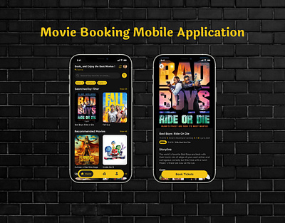 Movie Ticket Booking App UI cinemaapp mobileapp figma mobileui movieapp ui uidesign uxdesign