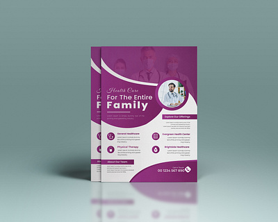 Simple & Clean Medical Flyer Design branding design flyer design graphic design illustration medical flyer social media post