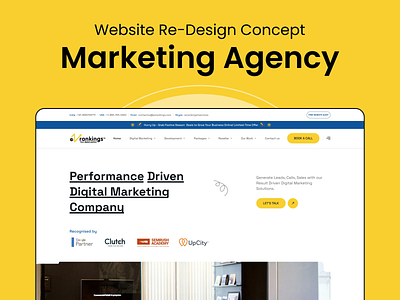 Digital Marketing Agency Web UI branding design graphic design ui