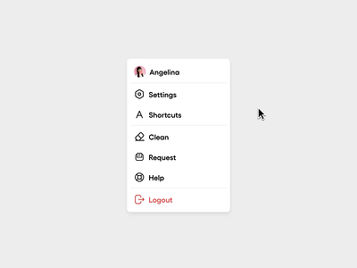 Hover Interaction Design animation hover icon icons interaction menu motion ui ui design ux