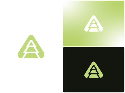 Letter A + Tent + Pine tree logo mark adventure logo brand branding equipment gear hiking logo letter a letter a logo letter logo minimal logo modern logo nature outdoor logo pine tree pine tree logo simple logo tent tent logo tree tree logo