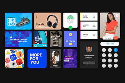 UI Kit designassets designsystem dribbbleui figmauikit pixflowdesigns sketchdesign uidesign uikit uxtools webui