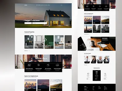 Modern Real estate website design UI UX design Realtor agent app design branding design figma framer house website modern design modern house website real estate agent real estate website realtor redesign ui ui design ui ux ux design webflow website website design website redesign