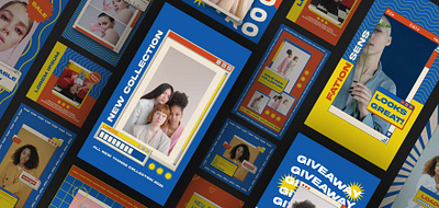 Retro 90s Social Media 90saesthetic creativetemplates designresources dribbbleshots pixflowdesigns retrodesign retrosocialmedia socialmediadesign socialmediagraphics vintagevibes