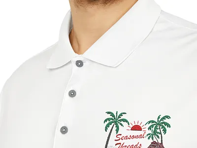 Summer beach Polo T-Shirt Design apparel beach style beach tshirt beach tshirt design branding graphic design graphic tshirt merch merch designing polo shirt polo tshirt deisgn summer fashion summer tshirt design summer vibes t shirt design tropical beach tee tropical summer tee tshirt design service tshirt mockup