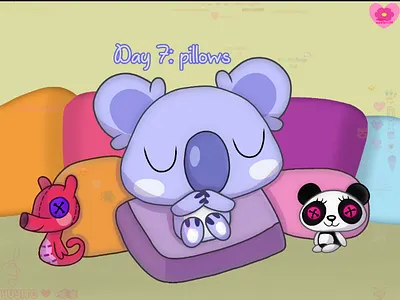 Junefairytale Day 7: pillows art post art tag digital art drawing fan art illustration