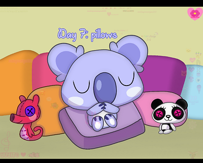Junefairytale Day 7: pillows art post art tag digital art drawing fan art illustration