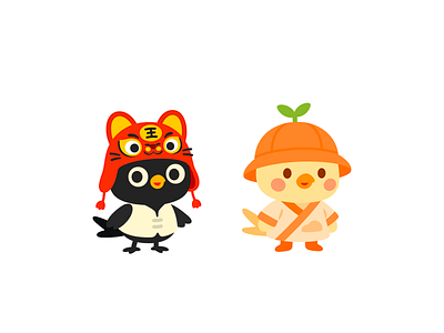 Swallow Characters 03 bird character china chinese chinese culture cute education flat illustration kids language stickers studying swallow vector