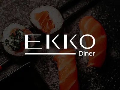Ekko Japanese Diner abstract logo brand designer brand identity brand identity design branding graphic design lettermark logo logo minimal logo modernlogodesign