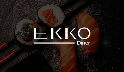 Ekko Japanese Diner abstract logo brand designer brand identity brand identity design branding graphic design lettermark logo logo minimal logo modernlogodesign