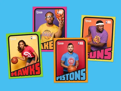 NBA Retro Cards - Topps 1972 70s baseball card basketball basketball cards basketball design card design homage nba retro design topps vintage design