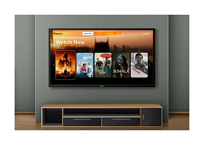#DailyUI aesthetic app branding design entertainment illustration logo tv ui vector