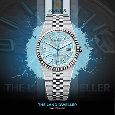 BRANDING POSTER OF ROLEX WATCH adversting branding brandingposter canva graphic design instagramposter intern rolex rolexposter rolexwatchposter watch