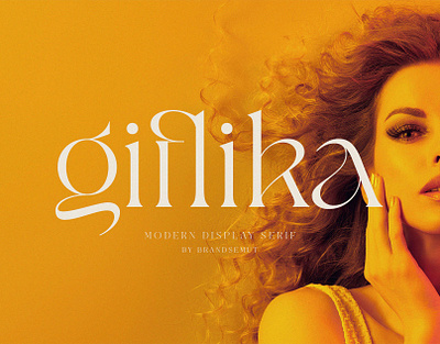 Giflika // Modern Display Serif branding calligraphy classic display font font fonts ligature logotype modern font modern serif retro serif typeface typography vintage