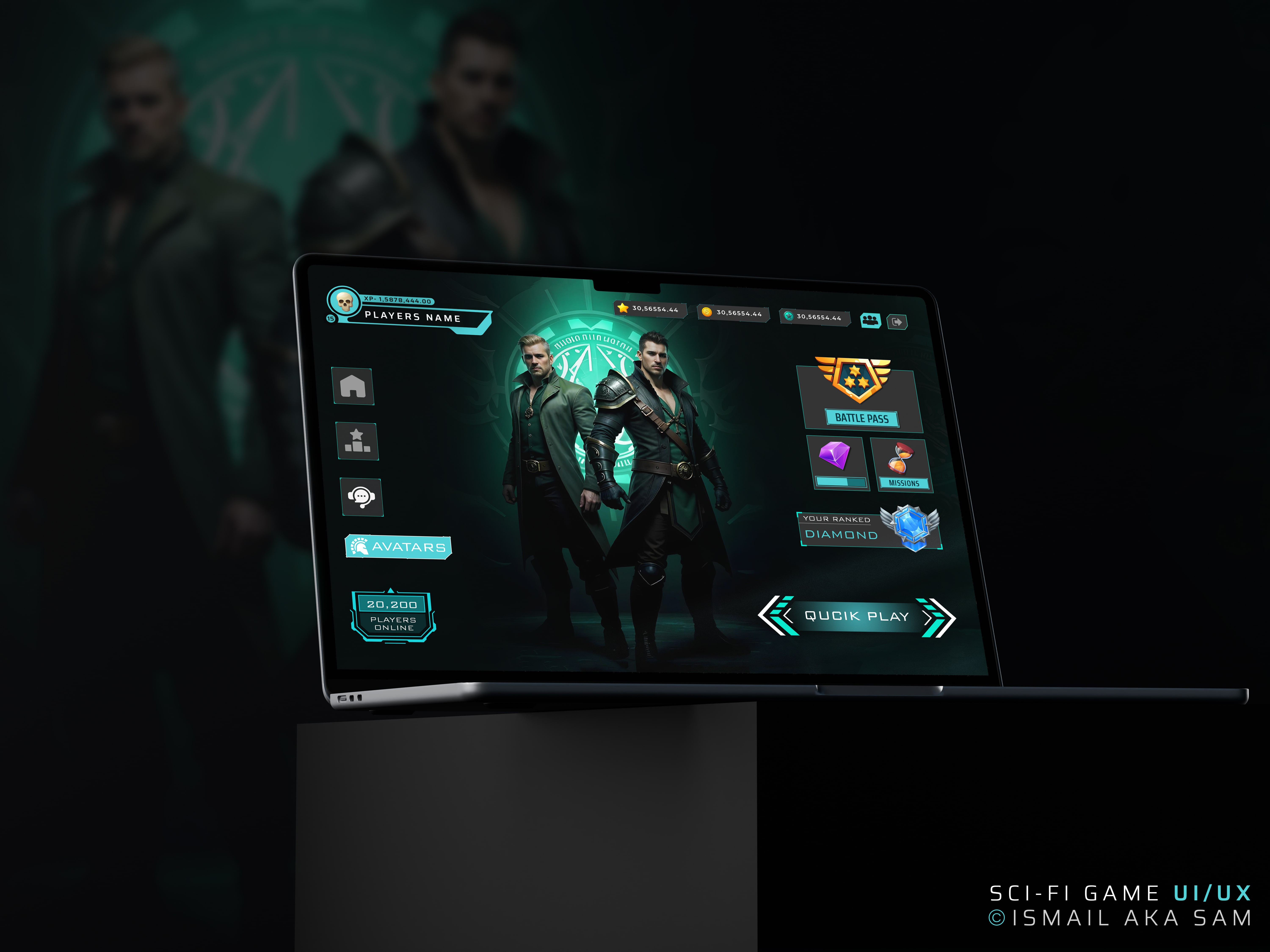 SCI-FI Game Ui/Ux Design | AAA Quality animation designer game game design game designer game ui design game ui designer graphic design illustration mockups design motion graphics sci fi game ui ui ui designer unity game design unreal engine game design