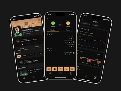Playbox dark mode dark mode dashboard football app game player registration game stats live score match tracker matchmaking app soccer app sport sport community statistics team managemen user profile
