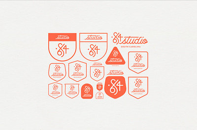 Variations for the studio eightsixfour logo branding design graphic design icon illustrator lettering logo vector