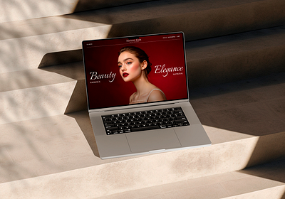 Maison Elan - UI Concept beauty cosmetic cosmetics store cosmetology design ecommerce hero hero page landing landing page luxury makeup premium red theme self care shop skin care ui ux website design