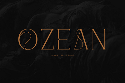 Ozean Typeface branding branding font design display display font elegant font font design fonts graphic design illustration logo luxury sans sans serif serif type type design typeface typography
