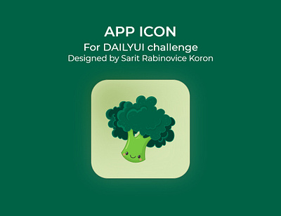Vegetables Life App Icon dailyui graphic design illustration logo mobile design product design uiux web design